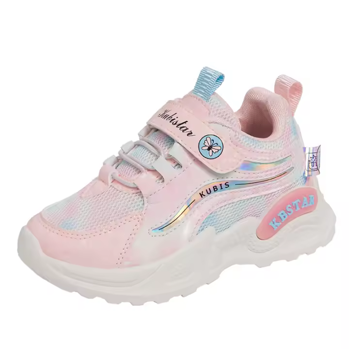 Zapatos de marca para niños, zapatos de princesa para niñas, zapatos deportivos transpirables para tenis, zapatos para correr escolares para niñas, zapatos para niños, zapatillas antideslizantes - 1