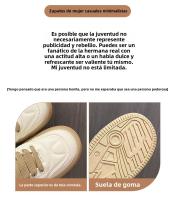 Nuevos zapatos de suela gruesa que aumentan la altura, zapatos versátiles de plataforma tipo muffin para mujer - details 2