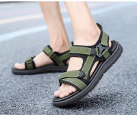 Sandalias De Moda Para Hombre Verano Zapatos Casuales Transpirables Sandalias De Playa Tamaño Grande Material Superior Mesh - details 10