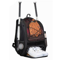 Youth Baseball Bag,Softball Bag with Shoes Compartment,Baseball Backpack with Fence Hook for TBall Bat & Equipment - details 0