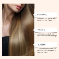 Batana nutre suavemente el cabello seco y encrespado, fuerte, esponjoso y suave, mascarilla para el cabello brillante - details 6