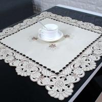 ENCE Mantel rectangular, ovalado, cuadrado, blanco de alta calidad, decoración floral para restaurante, 1 pieza - details 23