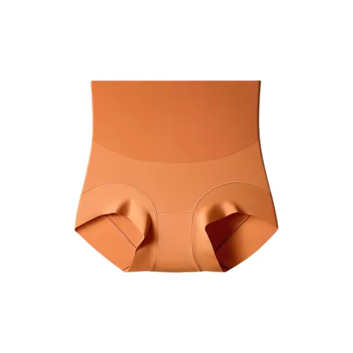 Faja moldeadora posparto de cintura alta con entrepierna de algodón, levanta glúteos, bragas de color sólido, entrenador de cintura - 1