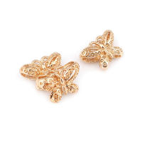 Pulseras de Mariposa de Brass de Alta Calidad 18K Oro Accesorios de Joyería DIY Hechas en China - details 21