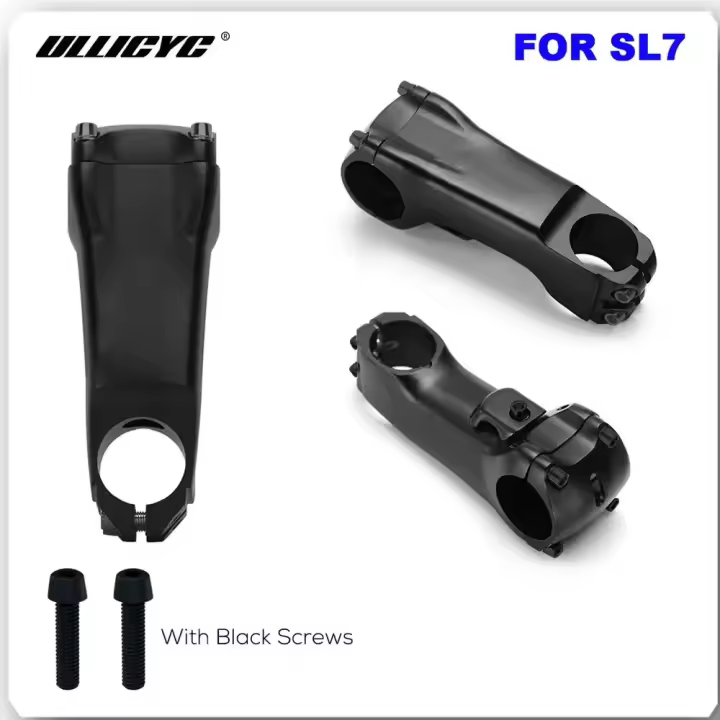 Palanca de Aluminio para Bicicleta de Carretera SL7 Elevador Aero Integrado con Cableado Interno Oculto 70mm-120mm Deportes y Exteriores - 1
