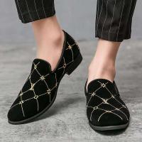 2023 zapatos cómodos del partido del ante del espectáculo del zapato de cuero de los hombres del Reino Unido del nuevo diseño de la moda - details 20