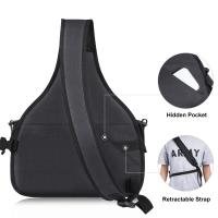 PULUZ-Bolso triangular para cámara SLR, mochila impermeable, bandolera de hombro con lente extraíble - details 2