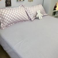 Seta de Cama Nórdica Azul a Cuadros 220x240 Funda de Edredón 3/4 Piezas Juego de Ropa de Cama con Diseño a Cuadros Tamaño 200x230 - details 5