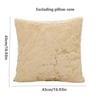Funda de almohada de felpa con vetas de mármol geométrico, cojín de estilo nórdico, funda de almohada de imitación, funda de cojín de felpa Ins respetuosa con la piel - details 1