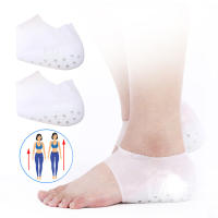 Plantilla Invisible con aumento de altura para hombre y mujer, calcetines de silicona con tacón, 2,5 cm, suela blanca para fascitis plantar - details 20
