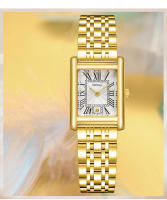 Reloj de cuarzo casual con pulsera cuadrada para mujer - details 6