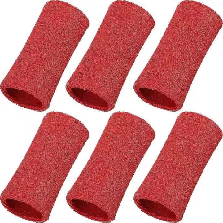 Muñequeras deportivas con banda para el sudor de 6 pulgadas, muñequeras atléticas elásticas para deportes - 1