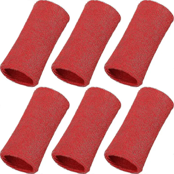 Muñequeras deportivas con banda para el sudor de 6 pulgadas, muñequeras atléticas elásticas para deportes - 1