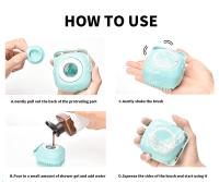 Cepillo de Aseo para Mascotas Perro y Gato con Silicona Fregona de Baño y Masaje para Limpieza de Patas Herramienta de Limpieza con Jabón y Champú - details 4