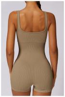 Seamless One-piece Yoga Clothing High-intensity Sweat Wicking Threaded Elastic Sports Tight Fitness One-piece Clothing Female - details 19
