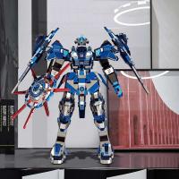 Piececool-rompecabezas 3D de Metal, Kits de modelos Blue Mech, Juguetes DIY, rompecabezas, regalos de cumpleaños y San Valentín para adolescentes - details 0
