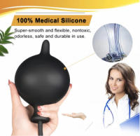 Masturbador de patio trasero, tapón Anal inflable de silicona, dilatador Anal para hombres y mujeres, suministros para adultos - details 1