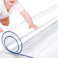 【Very thick】YOUYOU Mall 5.0MM  4-12 Seater PVC Tablecloth Transparent Rectangular Heat Resistant Waterproof soft glass Table cov - details 15