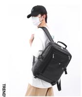 Bolso para hombres bolso Pu mochila de gran capacidad viaje de ocio bolso de computadora de embarque para hombres - details 13