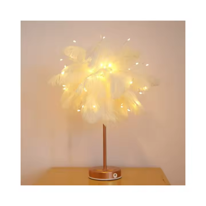 Lámpara de mesa LED con mando a distancia, moderna, decoración nórdica para el hogar - 1