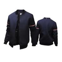 Chaqueta para hombre, abrigo cortavientos diario para otoño e invierno, correas con cuello levantado, chaquetas de manga larga activas de ajuste Regular, uniforme de béisbol - details 1
