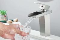 Grifo de cascada, grúa de acero inoxidable para baño, lavabo, grifo mezclador - details 12