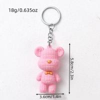 LLavero de oso creativo, oso colorido, superventas, accesorios de llavero colgante - details 3