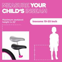 Bicicleta de Equilibrio para Niños Adecuada para Edades de 4-9 Años Rueda de 16 Pulgadas - details 12