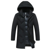 CHAIFENKO Chaqueta de Invierno de Forro de Poliéster Abrigo de Forro Removible Zip de Cierre - details 1