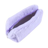 Bolso De Maquillaje Para Mujer De Peluche Sólido Viaje Organizador De Cosméticos Estuche De Ropa Joven Necesario - details 29
