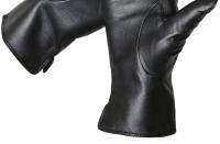 Guantes de piel de oveja para mujer, manoplas cortas de terciopelo fino para pantalla táctil, de cuero, de buena calidad, para invierno, 2226 - details 199