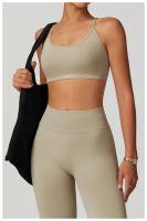 Sujetador de Yoga de Cara Completa Top de Espalda Hueco Transpirable Secado Rápido para Yoga y Estiramiento Material de Nylon para Exteriores Hecho en China - details 14