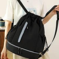 Bolsa deportiva ligera con cordón, impermeable, de gran capacidad, para Fitness, con correas ajustables de separación en seco y húmedo - details 20