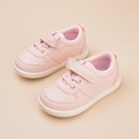 Zapatillas Deportivas Planas Suaves Para Niñas Rosa Claro Zapatos Casuales Para Niños Transpirables Con Cierre De Correas EK9S49 - details 2