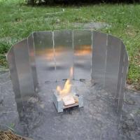 Pantalla de estufa de Gas, tablero a prueba de viento de aleación de aluminio para acampar al aire libre, picnic, cocina, quemador, tablero 8/9/10 - details 1