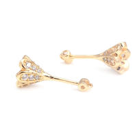 Colgante de Abalorio de Cuentas de Medio Agujero de Oro 18K Material de Metal de China - details 67