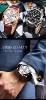 Relojes de pulsera de cuarzo de acero inoxidable POSHI 926 de lujo de primera calidad para hombre, esfera con correa de aleación, esferas redondas, reloj de pulsera de negocios para hombre - details 5