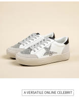 Nuevos zapatos ligeros de junta antideslizante suela suave de las mujeres de la plataforma casual zapatos de moda estrella blanco zapatos. - details 14