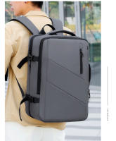 Bolso para Computadora de Negocios de Gran Capacidad Mochila de Cuero Anti-Salpicaduras con Sensación de Alta Gama - details 24