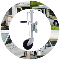 Rueda automática de alta resistencia, rueda de Nariz de remolque para remolques de automóviles, 1200 LB - details 0