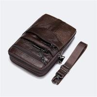 Bolso de Hombro de Cuero Genuino para Hombres Bolso Mensajero de Alta Calidad - details 7