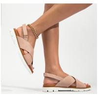 Sandalias para mujer, verano 2025 nuevas sandalias de maternidad con suela plana, zapatos versátiles de playa casuales para mujer - details 2