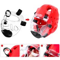 Máscara facial de Taekwondo para adultos, Protector transparente desmontable para deportes, boxeo, Taekwondo, Sanda - details 6