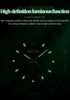 Reloj Automático de Acero Inoxidable OLEVS para Hombres Impermeable, Mecánico, Correa de Cuero - details 4