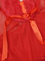 Guiruo-ropa interior ligera de lujo para mujer, hilo ligero de plumas, falda para dormir con correa de viento, conjunto de uniforme de bata exterior - details 13