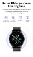 ZL02D-reloj inteligente deportivo para hombre y mujer, accesorio de pulsera resistente al agua IP68 con llamadas, Bluetooth y pantalla táctil completa - details 4