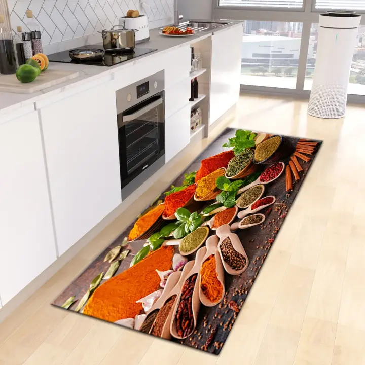 Alfombra de cocina moderna Alfombra antideslizante para el hogar, pasillo, dormitorio, sala de estar, decoración, suelo, balcón, baño - 1