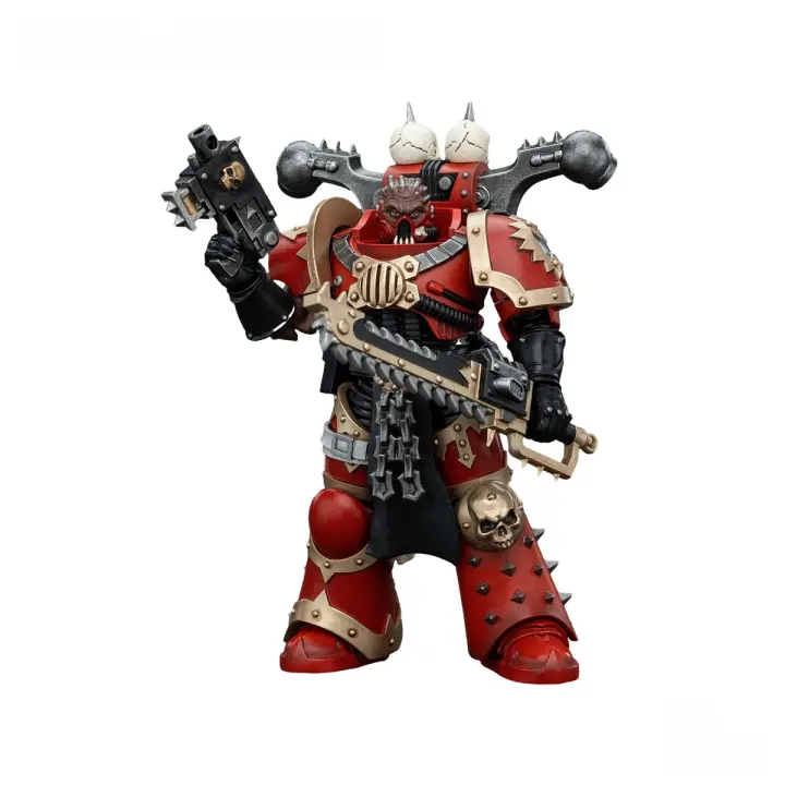 JOYTOY 1/18 figura de acción 40K World Eaters Khorne Berzerker 7 Anime modelo militar - 1