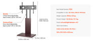SucceBuy Soporte de TV giratorio universal para pantallas de 32 a 70 pulgadas, admite hasta 99 libras - details 6