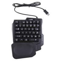Teclado retroiluminado RGB para jugadores de una mano, miniteclado de 35 teclas, elegante - details 5